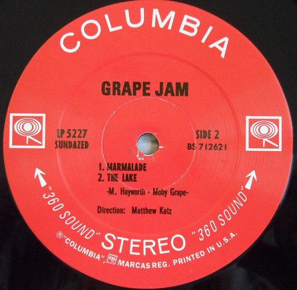 Moby Grape : Grape Jam (LP, Album, RE)