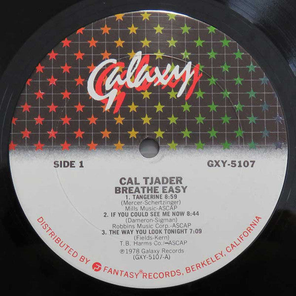 Cal Tjader : Breathe Easy (LP, Album)