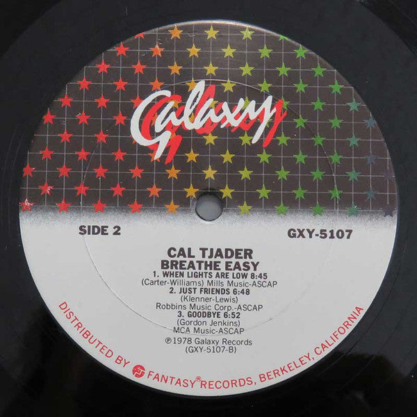Cal Tjader : Breathe Easy (LP, Album)