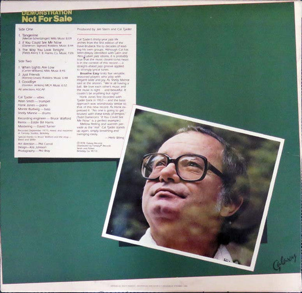 Cal Tjader : Breathe Easy (LP, Album)