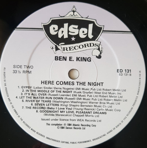 Ben E. King : Here Comes The Night (LP, Comp)