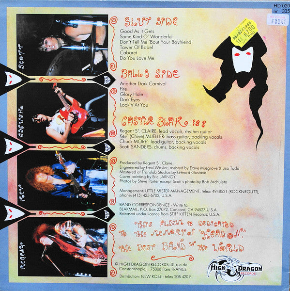 Castle Blak : Another Dark Carnival (LP, Album)