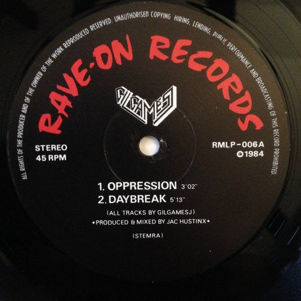 Gilgamesj : Take One (12")