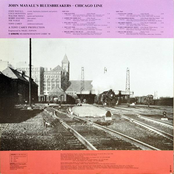 John Mayall & The Bluesbreakers : Chicago Line (LP, Album, Gat)