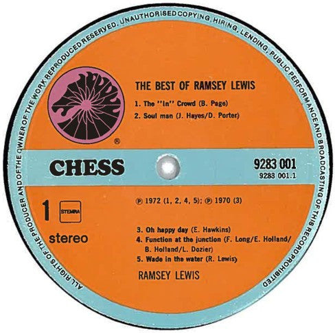 Ramsey Lewis : The Best Of Ramsey Lewis (LP, Comp)