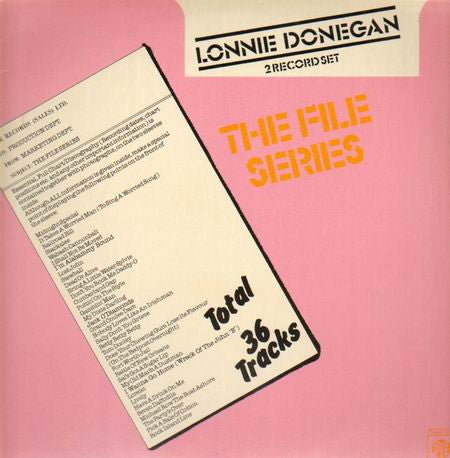 Lonnie Donegan : The File Series - Lonnie Donegan (2xLP, Comp)