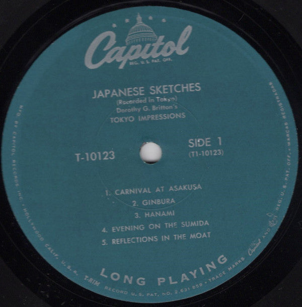 Dorothy Guyver Britton - New Japan Philharmonic, Ikuma Dan : Japanese Sketches (LP, Album, Mono)