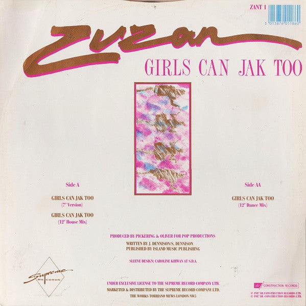 Zuzan : Girls Can Jak Too (12")