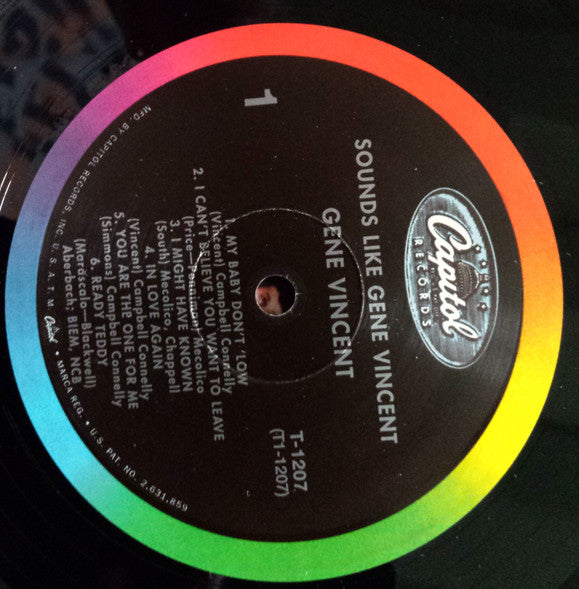 Gene Vincent : Sounds Like Gene Vincent (LP, Album, RE)