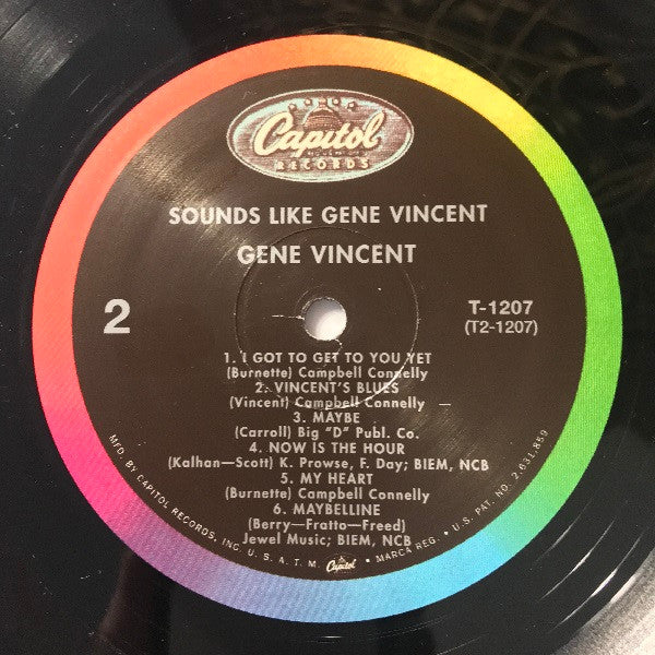Gene Vincent : Sounds Like Gene Vincent (LP, Album, RE)