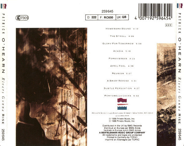 Patrick O'Hearn : Rivers Gonna Rise (CD, Album)