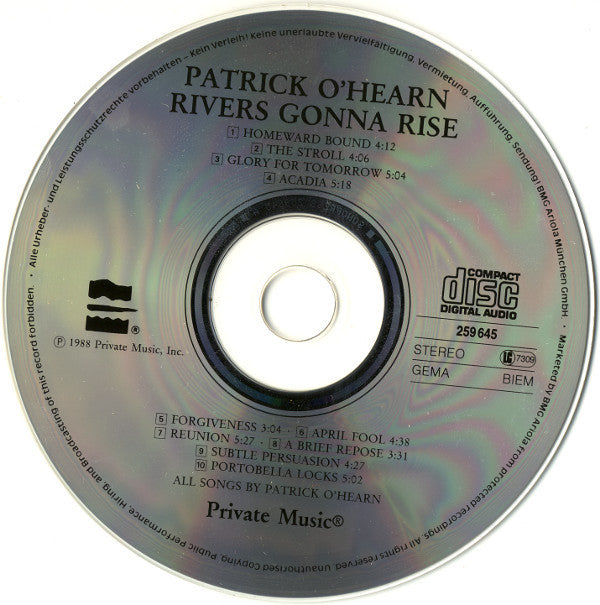 Patrick O'Hearn : Rivers Gonna Rise (CD, Album)