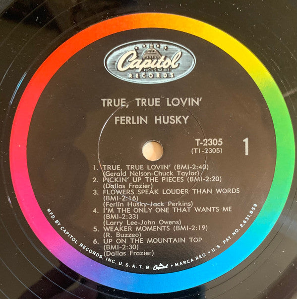 Ferlin Husky : True, True Lovin' (LP, Album, Mono)