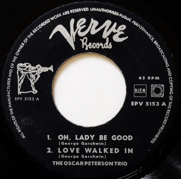 The Oscar Peterson Trio : Oscar Peterson Plays The George Gershwin Songbook (7", EP)