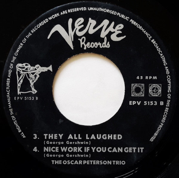 The Oscar Peterson Trio : Oscar Peterson Plays The George Gershwin Songbook (7", EP)