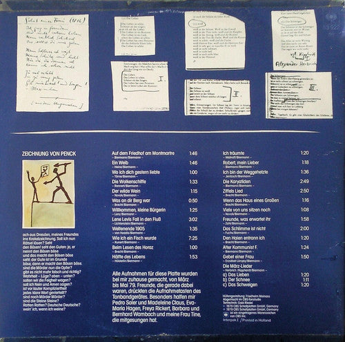 Wolf Biermann : Hälfte Des Lebens (LP, Album)