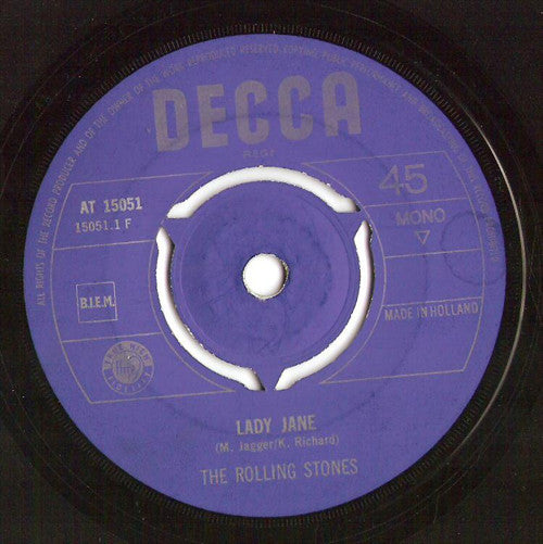 The Rolling Stones : Mother's Little Helper / Lady Jane (7", Single, Mono)