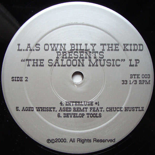 L.A.'s Own Billy The Kidd featuring Defari : L.A.s Own Billy The Kidd Presents... The Saloon Music LP (2xLP, Album)