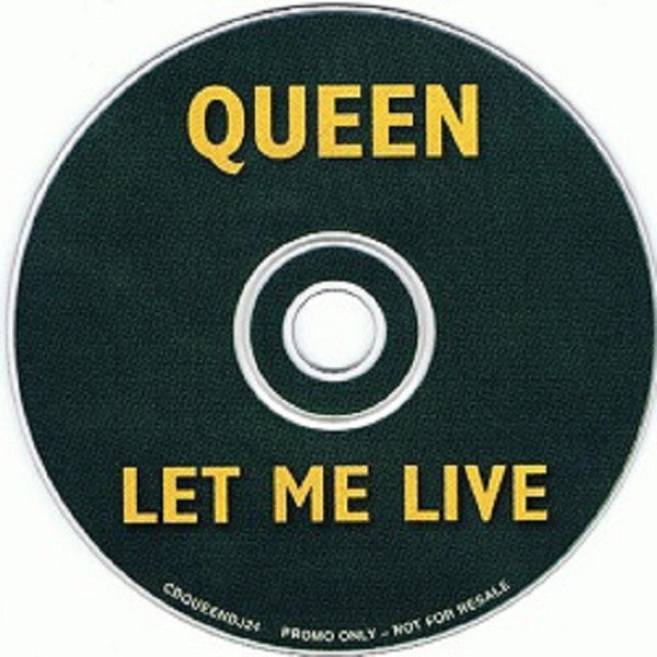 Queen : Let Me Live (CD, Single, Promo)