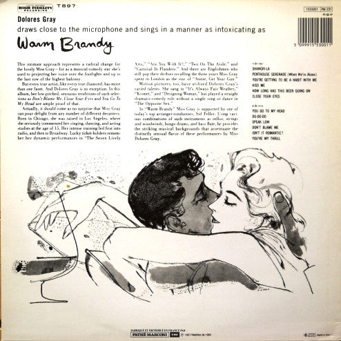 Dolores Gray : Warm Brandy (LP, Album, Mono, RE)