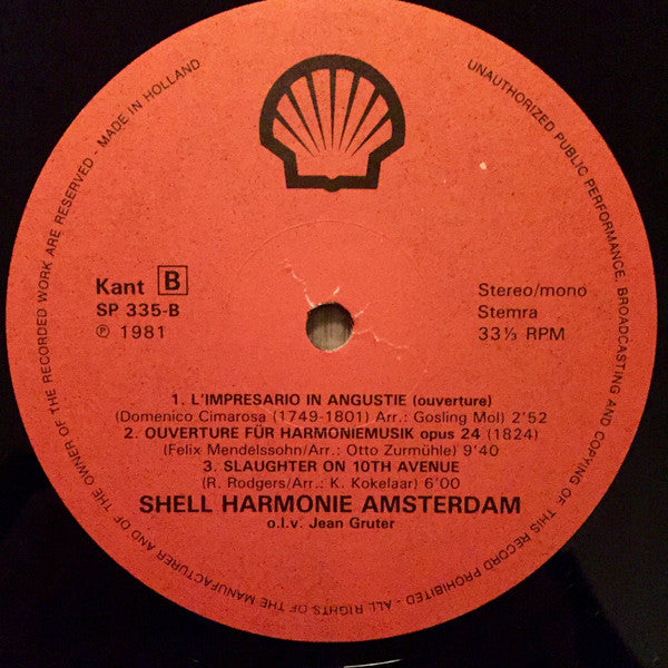 Shell Harmonie Amsterdam / Shell Harmonie Rotterdam / Haagse Koninklijke Shell Harmonie / Shell Dansorkest : Shell Trio (2xLP, Album)