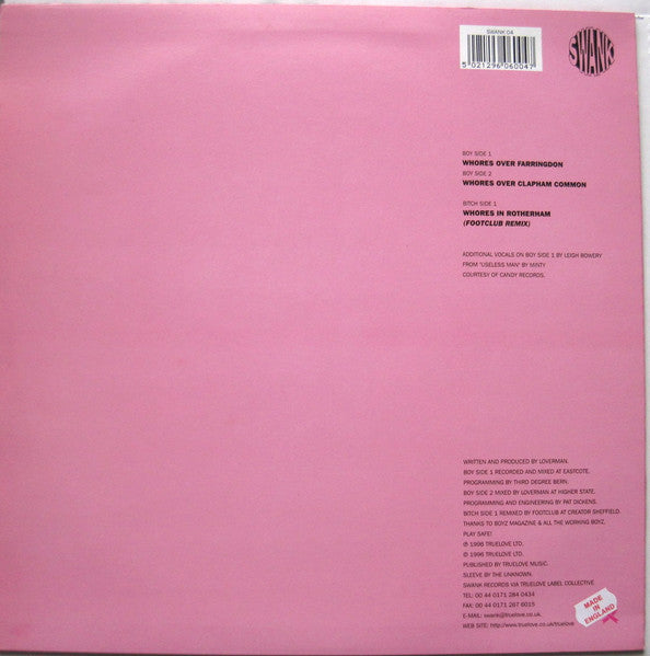 Loverman : Whores In The House (12")