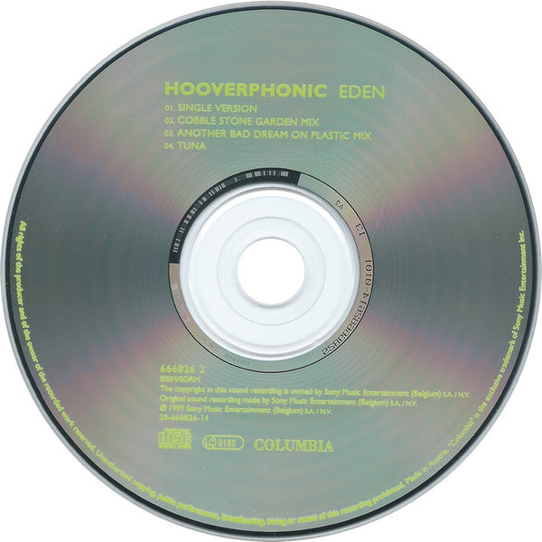 Hooverphonic : Eden (CD, Maxi)