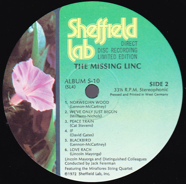 Lincoln Mayorga And Distinguished Colleagues : The Missing Linc (Volume II) (LP, Album, Ltd, RE)