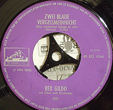 Rex Gildo : Zwei Blaue Vergissmeinnicht / My Sonny, I Love You (7", Single)