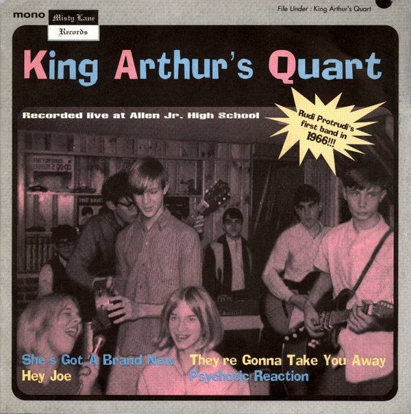 King Arthur's Quart : Live At Allen Jr. High School (7", EP, Mono, Ltd, Num)