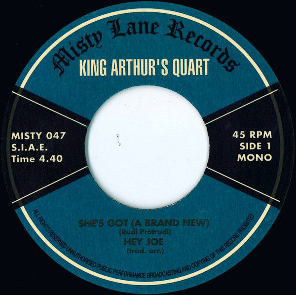 King Arthur's Quart : Live At Allen Jr. High School (7", EP, Mono, Ltd, Num)