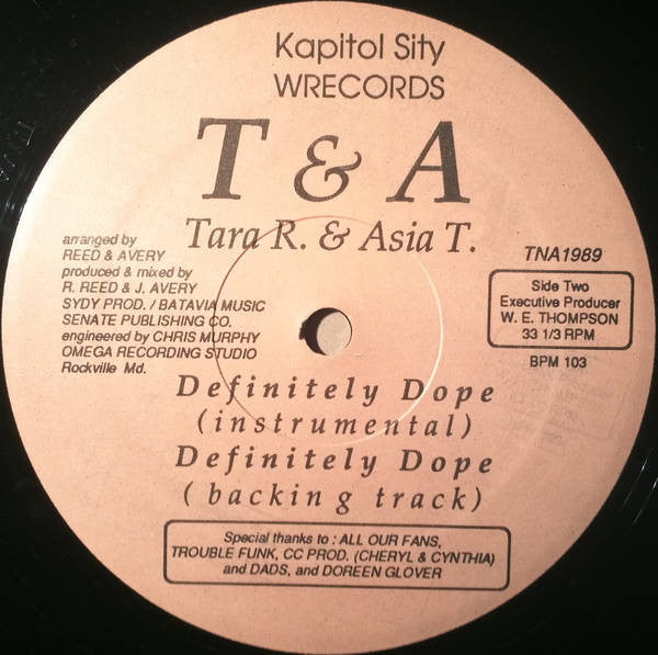 T&A : Definitely Dope (12")