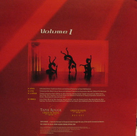 Cirque Du Soleil : Tapis Rouge (Volume 1) (12")