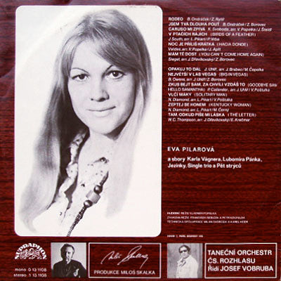Eva Pilarová : Eva (LP, Album, Gat)