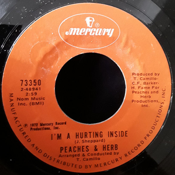 Peaches & Herb : I'm A Hurting Inside (7")