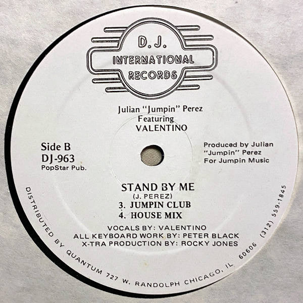 Julian "Jumpin" Perez Featuring Valentino (4) : Stand By Me (12")