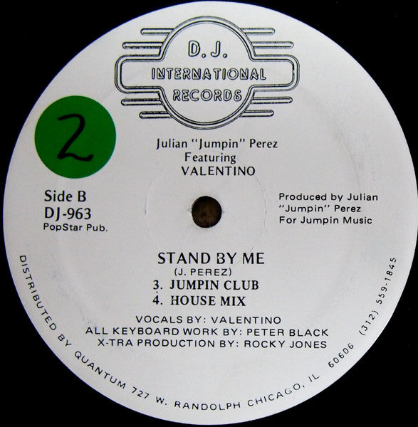 Julian "Jumpin" Perez Featuring Valentino (4) : Stand By Me (12")
