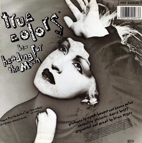 Cyndi Lauper : True Colors (7", Single)