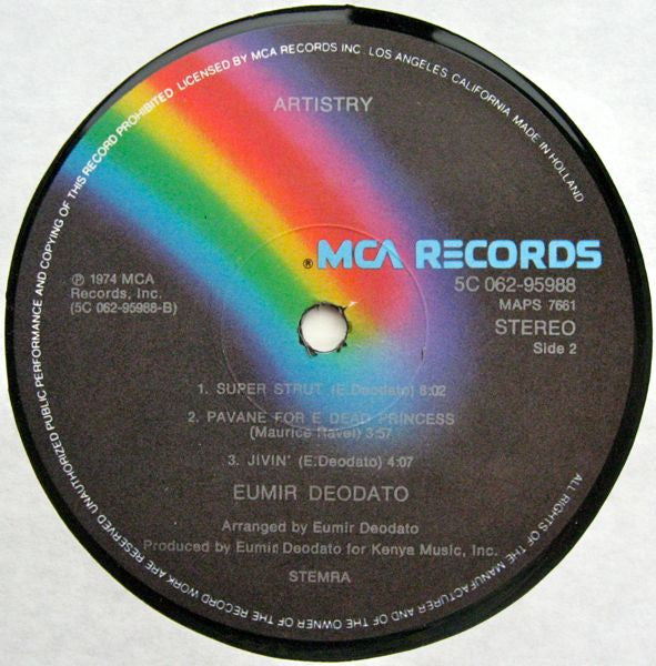 Eumir Deodato : Artistry (LP, Album)