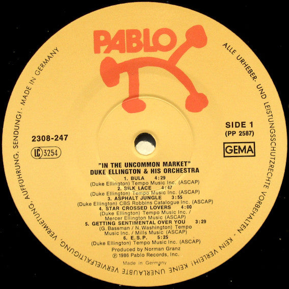 Duke Ellington And His Orchestra : In The Uncommon Market (LP, Album, Gat)