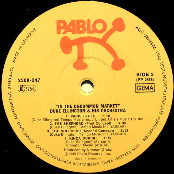 Duke Ellington And His Orchestra : In The Uncommon Market (LP, Album, Gat)