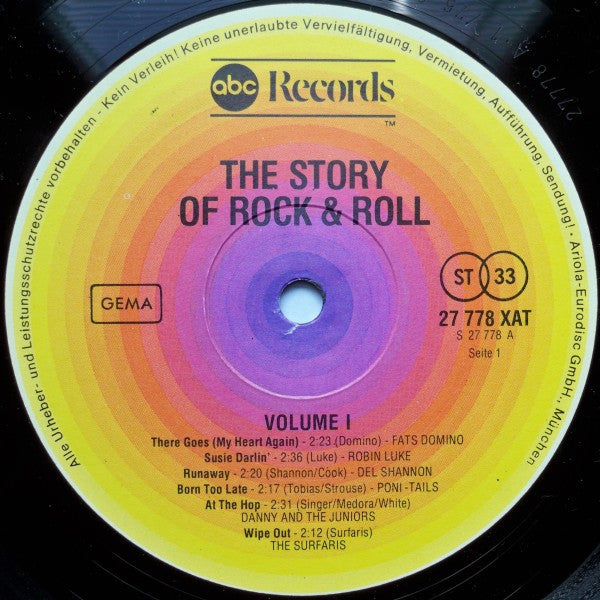 Various : The Story Of Rock And Roll Vol.1 (LP, Comp)