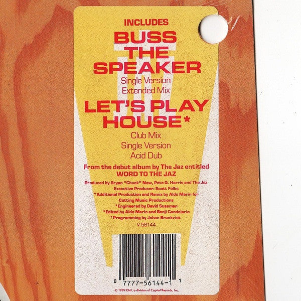 The Jaz : Buss The Speaker / Let's Play House (12")