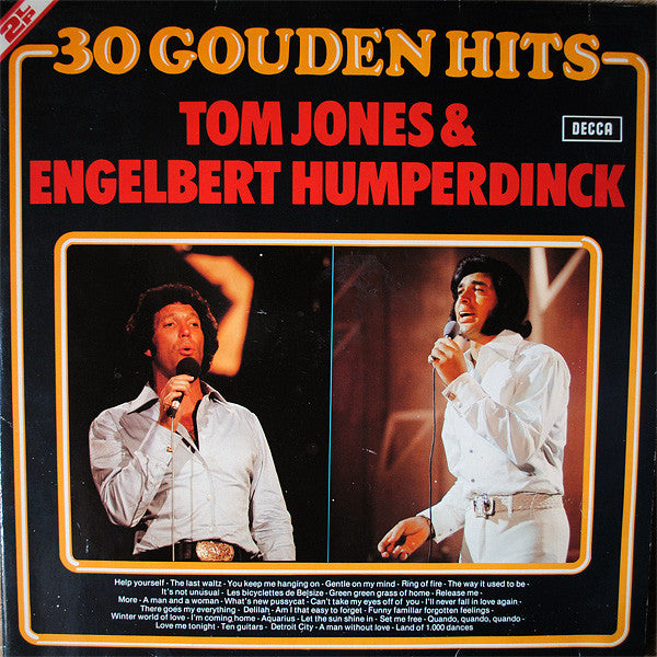 Tom Jones & Engelbert Humperdinck : 30 Gouden Hits (2xLP, Comp)