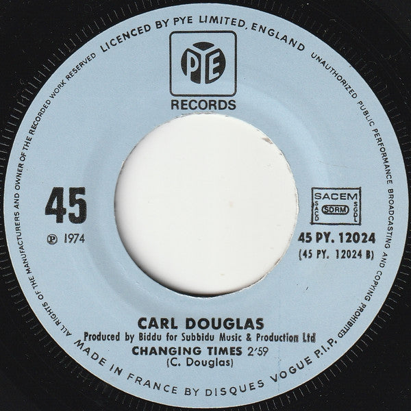 Carl Douglas : Dance The Kung Fu (7", Single)