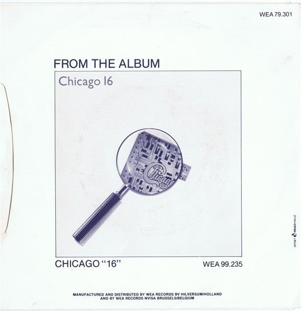 Chicago (2) : Hard To Say I'm Sorry/Get Away (7", Single)