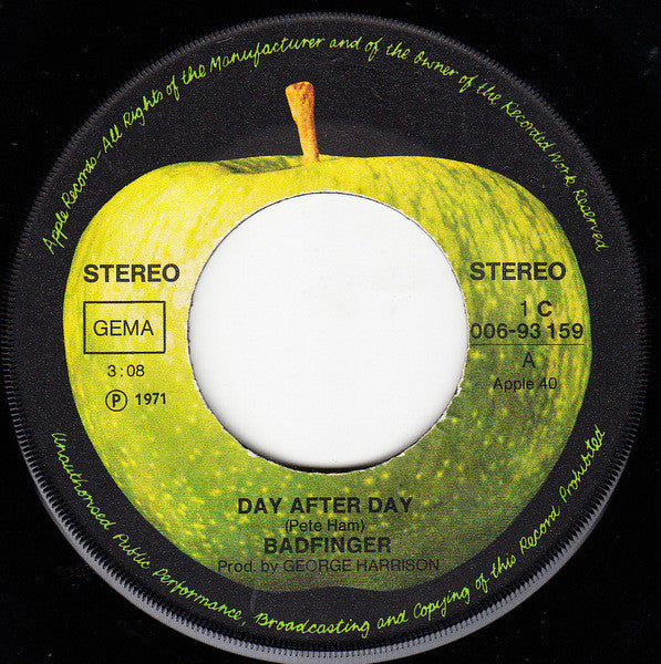 Badfinger : Day After Day (7", Single)