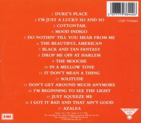 Louis Armstrong & Duke Ellington : The Complete Louis Armstrong & Duke Ellington Sessions (CD, Comp)