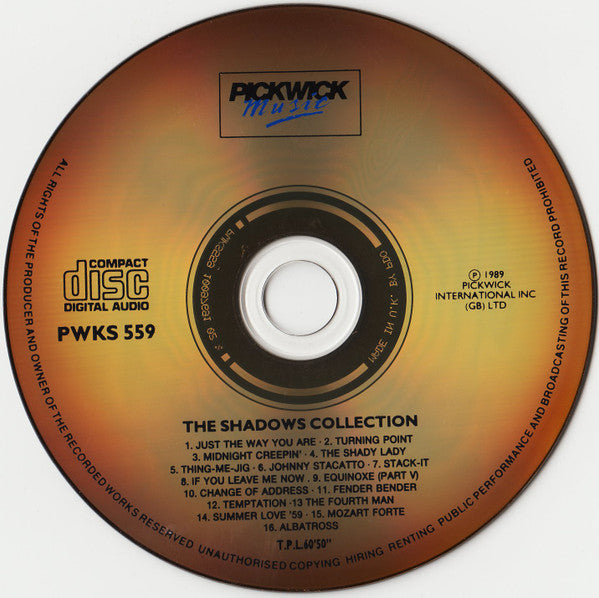 The Shadows : The Shadows Collection (CD, Comp, RM)
