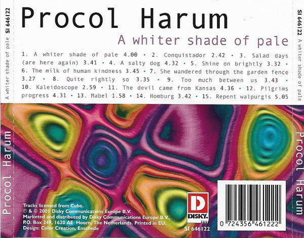 Procol Harum : A Whiter Shade Of Pale (CD, Comp)